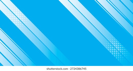 Abstract blue background with glowing geometric lines. Modern blue gradient square shape design. Futuristic technology concept. Suit for brochure,