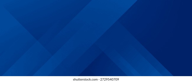 Abstract blue background with glowing geometric lines. Modern blue gradient square shape design. Futuristic technology concept.