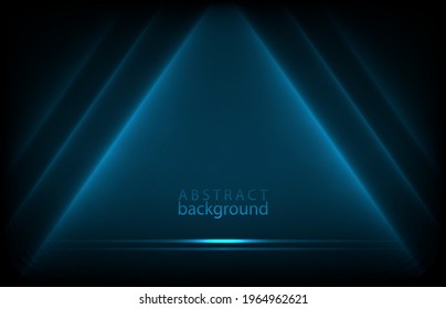 Abstract blue background with glowing lines.