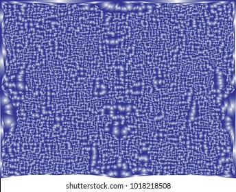 Abstract blue background with gradient circles, bubbles. Beautiful background with particles. Vector clip art.