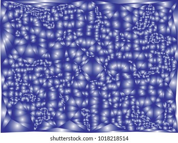 Abstract blue background with gradient circles, bubbles. Beautiful background with particles. Vector clip art.