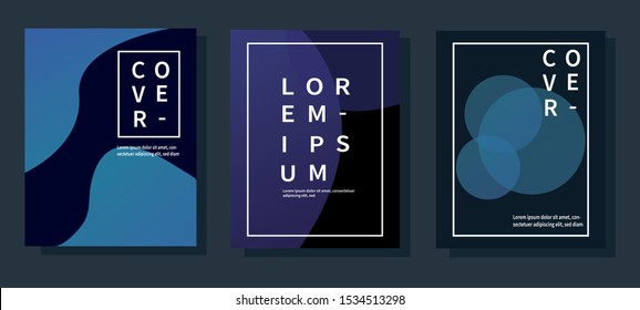Abstract blue background with gradient color for poster,banner, template, cover,or etc.