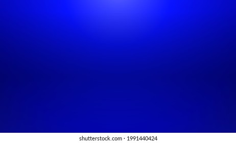 abstract blue background. gradient color studio display room with blank space and lighting effect for product presentation or modern decorative graphic design. vector illustration