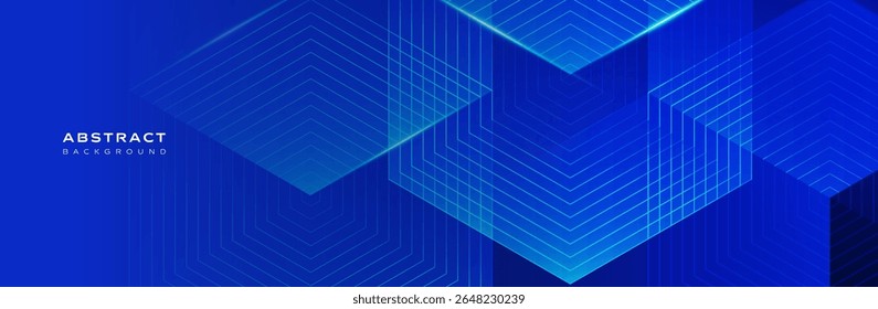 Abstract blue background, gradient, geometric, futuristic, space for text, website, poster, cover, flyer, brochure, banner, presentation