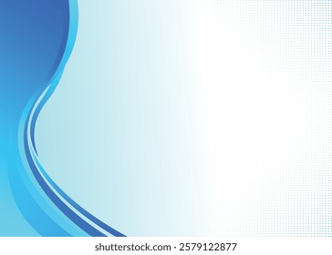 Abstract blue background with gradient shape and texture or modern backdrop wallpaper for social media post template