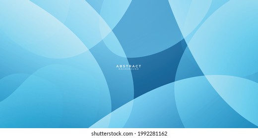 Abstract blue background with gradient shapes. Modern corporate concept design with light blue overlay color. Vector illustration for presentation design, banner, flier, cover business and much more