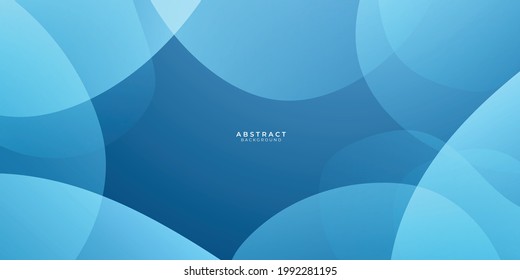 Resumen de fondo azul con formas degradadas. Diseño de concepto corporativo moderno con un color superpuesto azul claro. Ilustración vectorial para el diseño de presentaciones, banner, volante, negocios de portada y mucho más