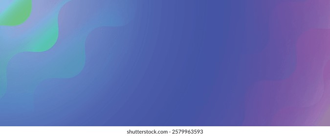 Abstract blue background with a gradient texture. The background features blue and purple hues with soft, wavy patterns. Minimal abstract gradient wavy line vector background