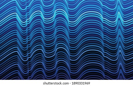 abstract blue background gradient with waves lines