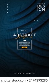 abstract blue background with grainy gradient and dynamic wavy shapes