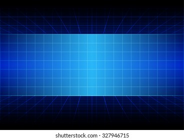 abstract blue background with grid design. illustration vector.