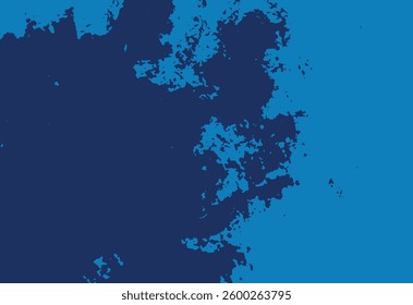 abstract blue background with grunge brush strokes, vector illustration.