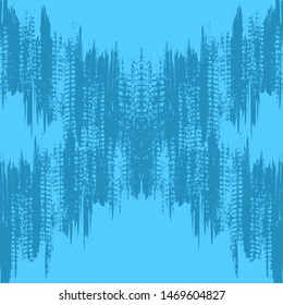 Abstract blue background with grunge ice lines and tire tracks