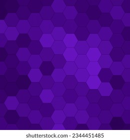 Abstract blue background with hexagon on back. Medcical technology concept for health presentation template of power point. Biology and chemistry science background on clear blank space.