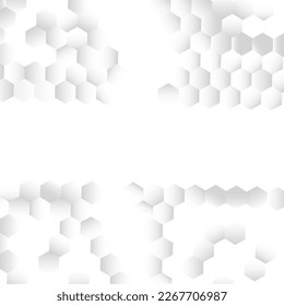 Abstract blue background. Hexagonal geometric pattern. Design element