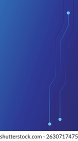 Abstrakter blauer Hintergrund mit High-Tech-Technologie-Textur Leiterplattentextur.Elektronische Hauptplatine Illustration.Vektorgrafik.
