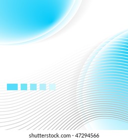 abstract blue background illustration