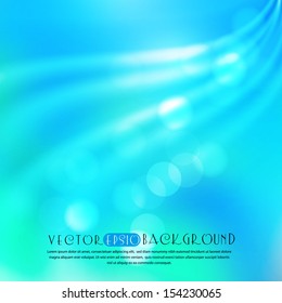 Abstract blue background.The illustration contains transparency and effects. EPS10