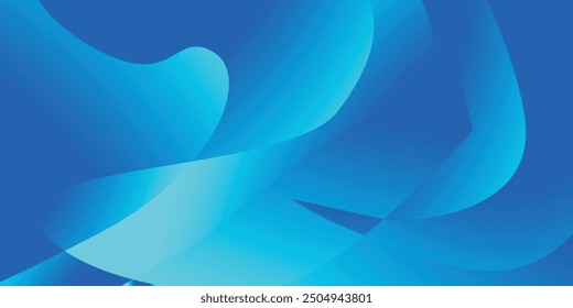 abstract blue background image, opacity and translucency using screen tones, monochromatic intensity, fluid movement of blue color