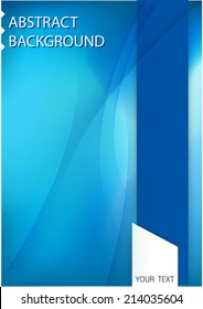 Abstract blue background image. Vector, illustration.