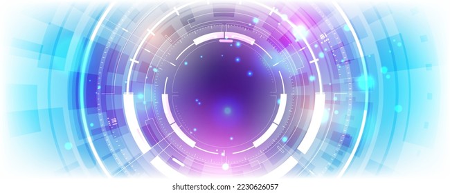 Abstract blue background image.Technology communication network concept. Hi-tech