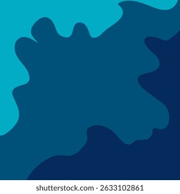 Abstract blue background with intertwined and overlapping shapes in two shades of blue, creating a complex and engaging pattern