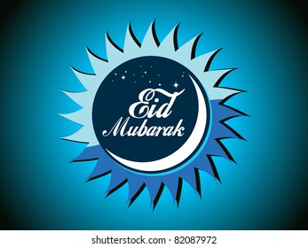 abstract blue  background with isolated coupon