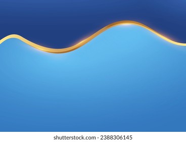 Fondo azul abstracto con efectos de luz