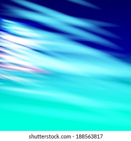Abstract blue background with light on left side