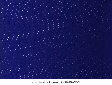 Abstract blue background with lights in geometric order