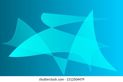 abstract blue background with ligth blue line wave