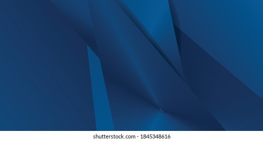 Resumen de fondo azul con rayas de línea triángulo decoración. Diseño de vector de concepto corporativo minimalista