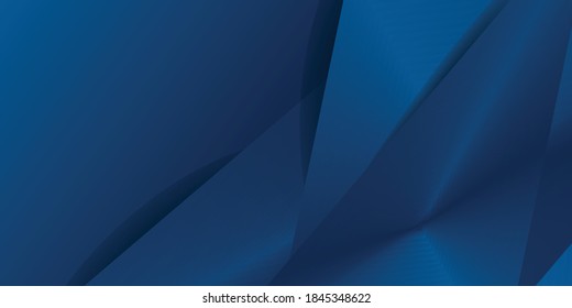 Abstract blue background with line stripes triangle decoration. Minimalist corporate concept vector design