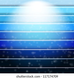 Abstract Blue Background With Line, Vector Illustration