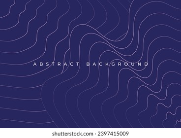 abstract blue background with line waves