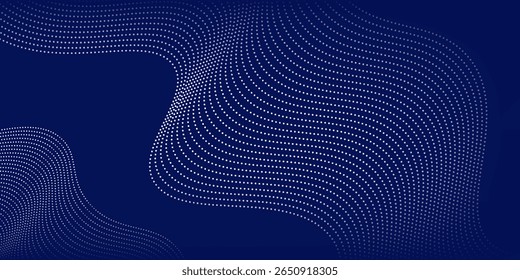 Abstract blue background abstract with line waves and gradient variation. Suitable for user interface style vector illustrations