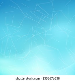Abstract Blue Background with Lines