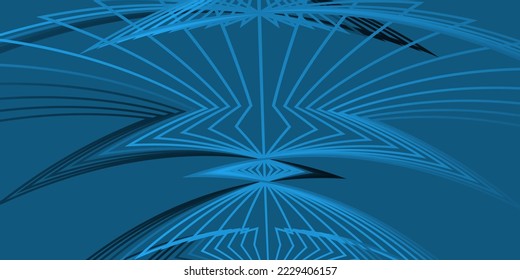 Abstrakter blauer Hintergrund mit Linien