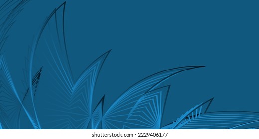 Resumen de fondo azul con líneas