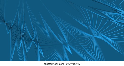 Abstract blue background with lines