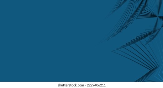 Abstract blue background with lines