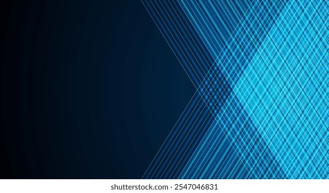 Abstract blue background with lines