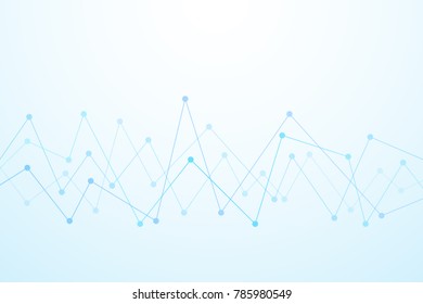 Abstract blue background with lines