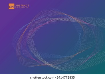 fondo azul abstracto con líneas y curva