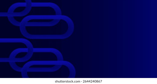 Abstract Blue Background with Lines Design. Eps10