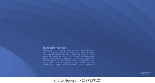 Abstract Blue Background with Lines and Digital Design Elements. A blue presentation background with a subtle gradient and text