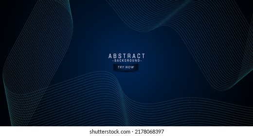 fondo azul abstracto con líneas. tecnología de ilustración moderna. eps10 vectoriales