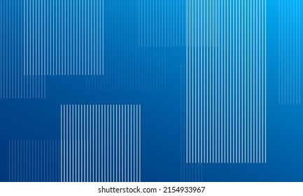 Abstract blue background with lines. Vector illustration
