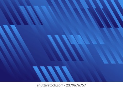 Abstrakter blauer Hintergrund mit Linien. Vektorgrafik