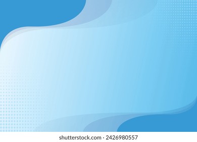 Abstract blue background with lines or vector backdrop design